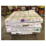 40 Boxes of Home Decorators Collection Spring Valley Oak 12mm T x 7.6 in. W Waterproof Laminate Wood Flooring (21.06 sq.ft./Case) Customer Returns See Pictures