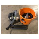 RIDGID 16 Gallon 5.0 Peak HP NXT Shop Vacuum Wet Dry Vac with General Debris Filter, Locking Hose and Accessory Attachments  Customer Returns See Pictures
