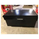 Husky 40.8 in. Matte Black Aluminum Full Size Chest Truck Tool Box     Customer Returns See Pictures