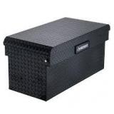 Husky 40.8 in. Matte Black Aluminum Full Size Chest Truck Tool Box     Customer Returns See Pictures
