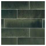 25 Boxes of Daltile LuxeCraft Emerald 2 in. x 9 in. Glazed Porcelain Wall Tile (5.72 sq. ft./Case) Customer Returns See Pictures