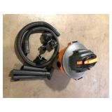 RIDGID 6 Gallon 3.5 Peak HP NXT Shop Vacuum Wet Dry Vac with General Debris Filter, Locking Hose and Accessory Attachments Used Good   Customer Returns See Pictures