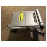 RYOBI 15 Amp 10 in. Expanded Capacity Portable Corded Table Saw With Rolling Stand  Customer Returns See Pictures