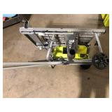 RYOBI 15 Amp 10 in. Expanded Capacity Portable Corded Table Saw With Rolling Stand  Customer Returns See Pictures