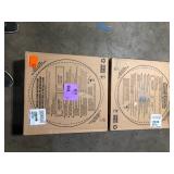 Lot of Bootz Industries Laurel Round Drop-In Bathroom Sink in White   Customer Returns See Pictures