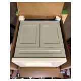 Glacier Bay Everdean 31 in. Single Sink Pearl Gray Bath Vanity with White Cultured Marble Top (Assembled)    Customer Returns See Pictures