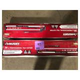Lot of Husky 28 in. Tile Cutter with Tungsten Carbide Blade and Adjustable Gauge   Customer Returns See Pictures