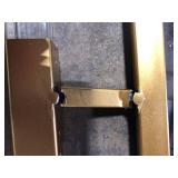 Litton Lane 38 in. x 28 in. Double Framed Rectangle Framed Gold Wall Mirror with Acrylic Frame Slight Damage  Customer Returns See Pictures