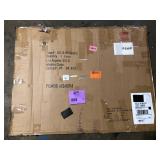 Litton Lane 38 in. x 28 in. Double Framed Rectangle Framed Gold Wall Mirror with Acrylic Frame Slight Damage  Customer Returns See Pictures