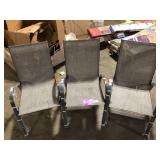Lot of Outdoor Chairs Damaged  Customer Returns See Pictures