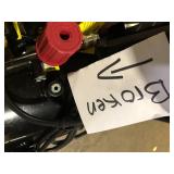Husky 8 Gal. 150 PSI Portable Electric Oil-Free Horizontal Hotdog Air Compressor with Rubber Wheels and 1-Quick Coupler Broken  Customer Returns See Pictures