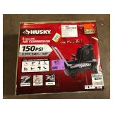 Husky 8 Gal. 150 PSI Portable Electric Oil-Free Horizontal Hotdog Air Compressor with Rubber Wheels and 1-Quick Coupler Broken  Customer Returns See Pictures
