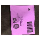 Hampton Bay Helena 19 in 3-Light Brushed Nickel Hanging Chandelier with Frosted Glass Shades for Dining Room  Customer Returns See Pictures