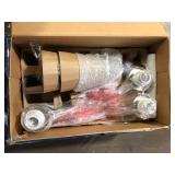 Hampton Bay Helena 19 in 3-Light Brushed Nickel Hanging Chandelier with Frosted Glass Shades for Dining Room  Customer Returns See Pictures