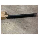 3 Pck of 8ft Black Metal Handrails