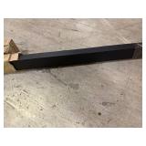 3 Pck of 8ft Black Metal Handrails
