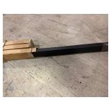 3 Pck of 8ft Black Metal Handrails
