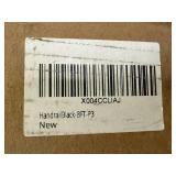 3 Pck of 8ft Black Metal Handrails