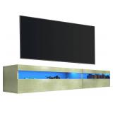Green Floating TV Stand