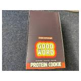 12 Pack of Good Word Peanut Butter Chip Protein Cookies