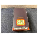 12 Pack of Good Word Peanut Butter Chip Protein Cookies