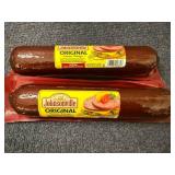 2 20oz Sticks of Johnsonville Original Summer Sausage