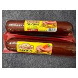 2 20oz Sticks of Johnsonville Original Summer Sausage