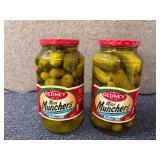 2 Jars of Gedney Mini Munchers