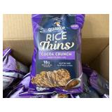 12 Bags of Quaker Cocoa Crunch Rice Thins
