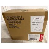 12 Universal 1in White Round Ring Binders