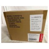 12 Universal 1in White Round Ring Binders