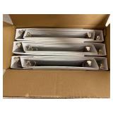 12 Universal 1in White Round Ring Binders