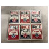 6 Packs of Hoyle Official Playing Cards
