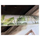 MM. Flannel Backed Vinyl-54" Wide 15yds-Damaged on First few MM. Layers of Roll-See Photos