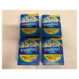 4x18ct Tampax Pearl Regular