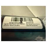 MM. 60" Clear Round Table Protector
