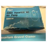 Aquarium Gravel Cleaner & Aquarium AC Air Pump