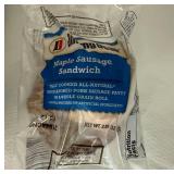 25x 2.55oz Jimmy Dean Maple Sausage Slider Sandwiches