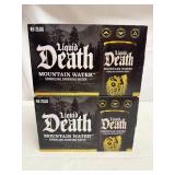 2x 6pk Liquid Death Water-Sparkling Mountain Water