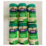 6x 8oz Kraft Grated Parmesan Cheese