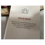 New Dorfman Packable Straw Hat