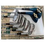 Set of Vintage RAM Golf Clubs with Box