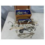 Jewelry Box Full of Assorted Jewelry