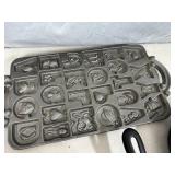 Cast Iron Pans and Cookie Mold
