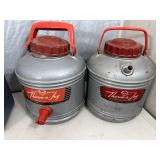 Antique Fan, Metal Tackle Box, Old Therm-a-Jugs