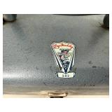 Antique Fan, Metal Tackle Box, Old Therm-a-Jugs