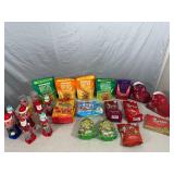 Assorted Candy, Almond Roca, Turtles, Brownie Brittle, Gumballs, and More