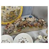 Vintage Home Decor, Avon, Asian Hat, Clock, Essential Oil Necklace, and More