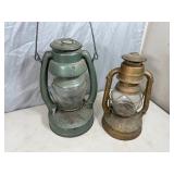 2 Antique Oil Lanterns