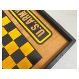 US Army Checker Board Game Set